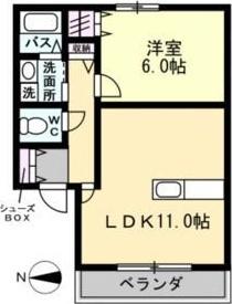 日光ハイツ並松（106） 間取り図画像
