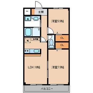 フィールド華美月（208） 間取り図画像
