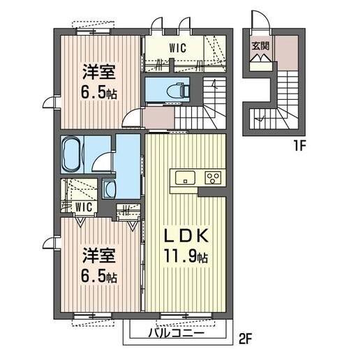 プリムローズ（207） 間取り図画像