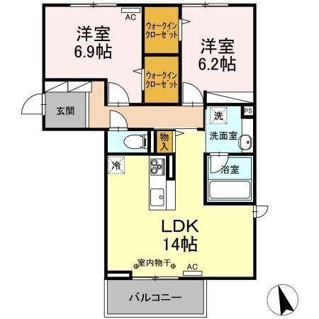 エトワール古瀧 2（301） 間取り図画像