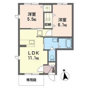 ティプラザ駒生町　B（102） 間取り図画像
