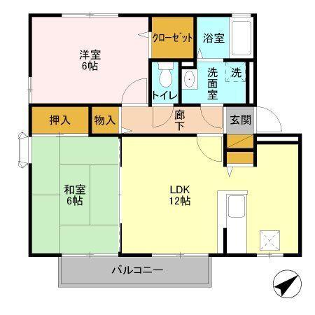 エスペランサ E（102） 間取り図画像