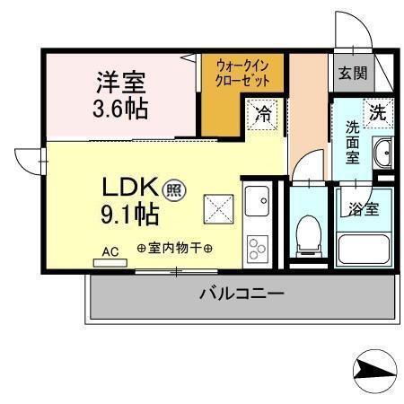 パーパス（103） 間取り図画像