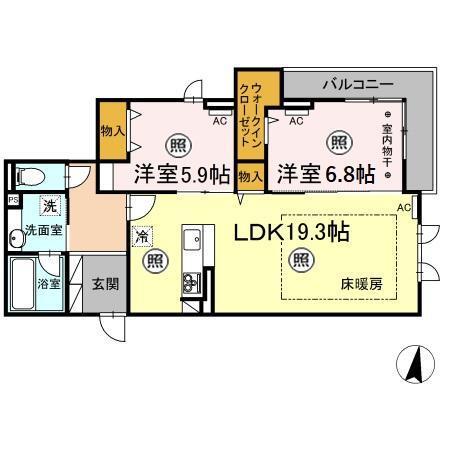  間取り図写真