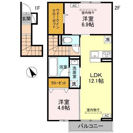 TORISIASアリステラ（203） 間取り図画像