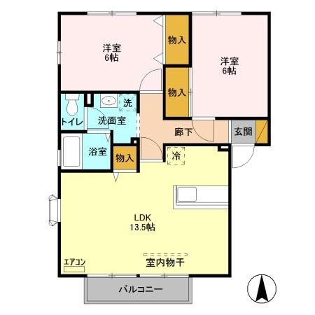 グランモア曙　Ｃ（105） 間取り図画像
