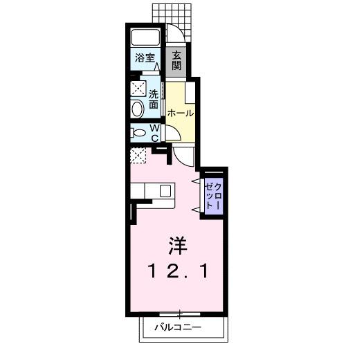 カーサＫ　Ⅱ（103） 間取り図画像