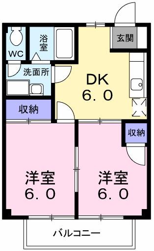 ファミールＫＯＢＡＹＡＳＨＩ（203） 間取り図画像