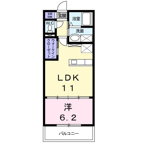 プリムローズ（203） 間取り図画像