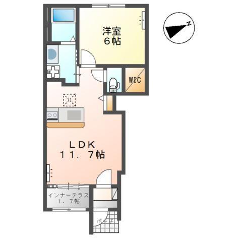 メゾン・ド・ソレイユA 間取り図画像