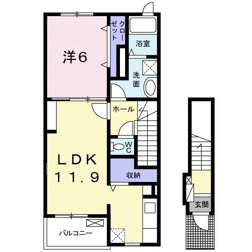 ＬＩＡＮＧＥ（202） 間取り図画像