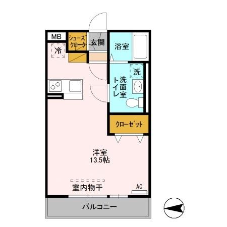 ＢｉZ　ＳＴＡＹ宇都宮（203） 間取り図画像