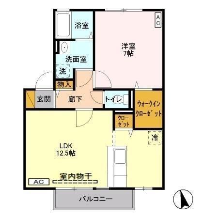 ロイヤル･ガーデン　Ｃ（101） 間取り図画像