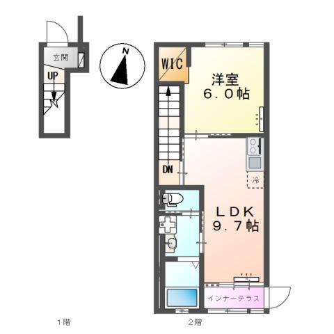 カカリア 間取り図画像