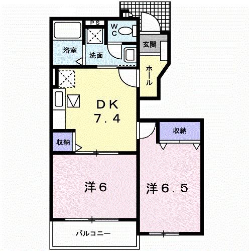 ベルハウス（102） 間取り図画像