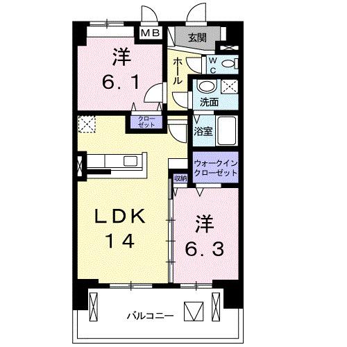 プレッソ　Ｓ．Ｒ．Ｗ（501） 間取り図画像