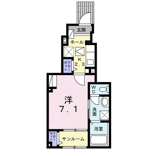 ヴァイスハイト（103） 間取り図画像