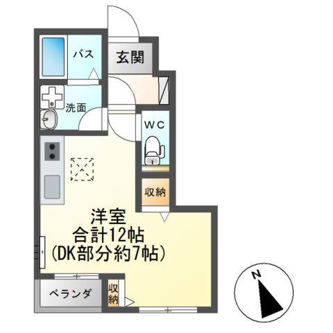 パンション岩曽 間取り図画像
