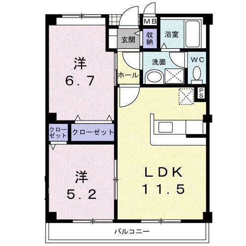 メゾン・ド・パルテール（103） 間取り図画像
