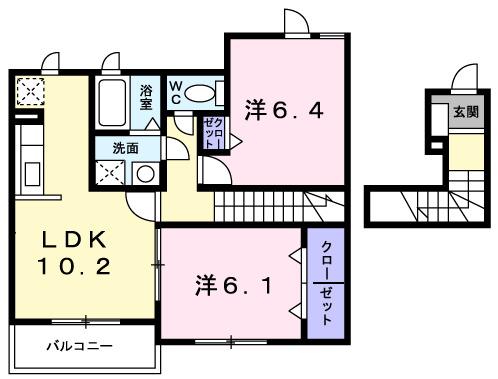 カーサ・プリムラ（202） 間取り図画像