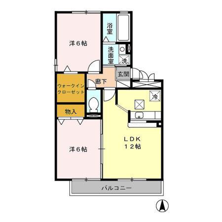 グレイスコート　Ⅱ（105） 間取り図画像