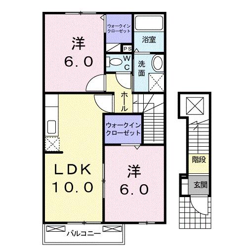 エレガンス・ゆり（202） 間取り図画像