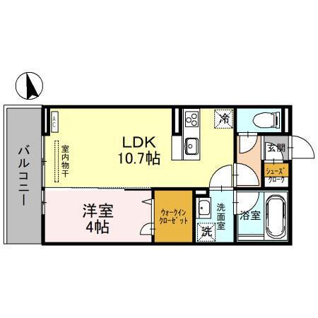 D-noir（303） 間取り図画像