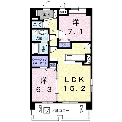 イースト　アヴェニュー（601） 間取り図画像