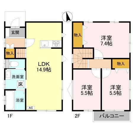K.Tヴィレッジ　06号館（001） 間取り図画像