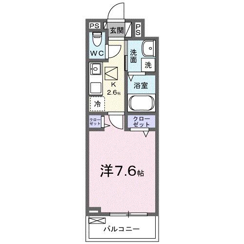 清原台３丁目アパート（102） 間取り図画像