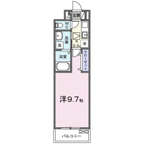 清原台３丁目アパート（103） 間取り図画像
