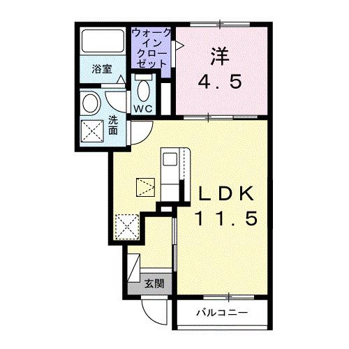 プログレス　Ｂ（103） 間取り図画像