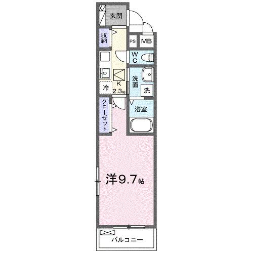 清原台３丁目アパート（105） 間取り図画像
