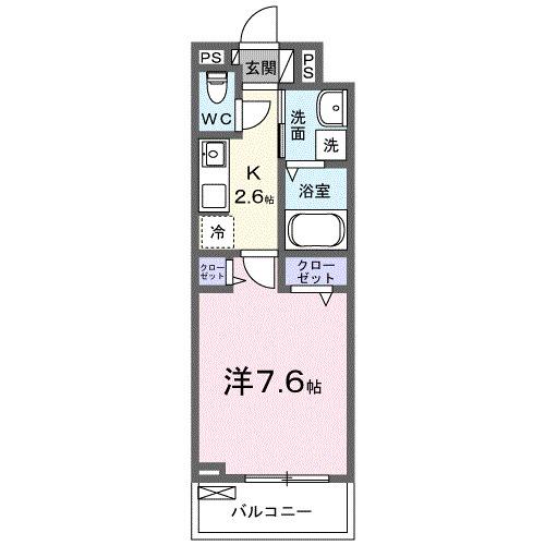 清原台３丁目アパート（202） 間取り図画像