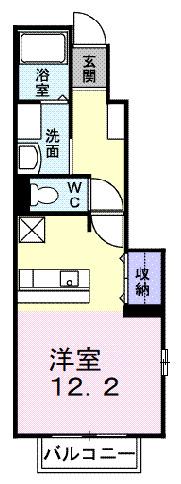 フレーズⅤ（101） 間取り図画像
