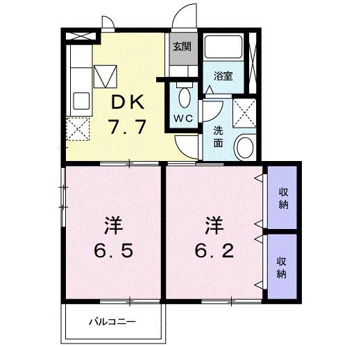 ＬＡＰＹＳ　Ⅱ（102） 間取り図画像