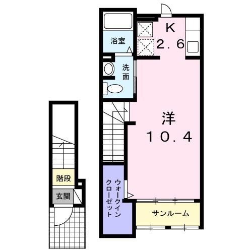 ベルメゾンＫ（202） 間取り図画像