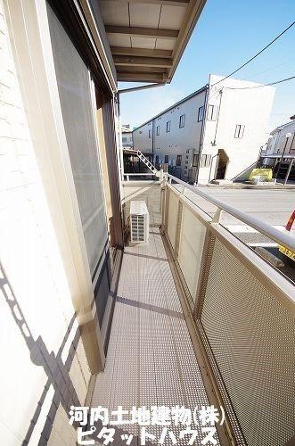宇都宮市南町アパート バルコニー