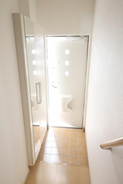 宇都宮市駒生町アパート 玄関
