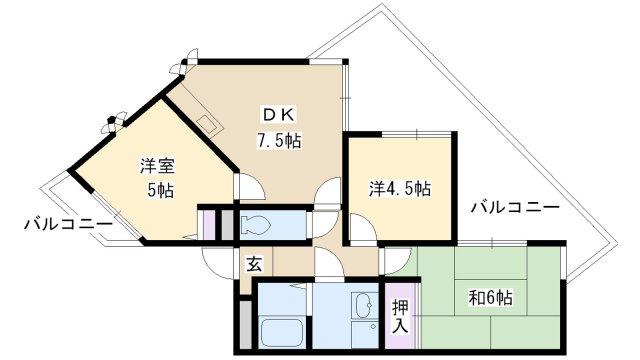 間取りは反転タイプあり