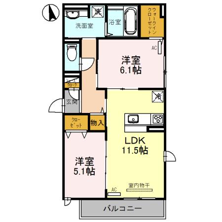 グレイスソフィア千里丘（305） 間取り図画像
