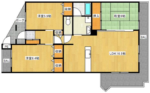 東奈良・リッツハウス