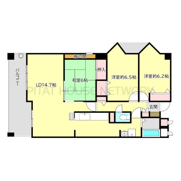 間取りは反転タイプあり