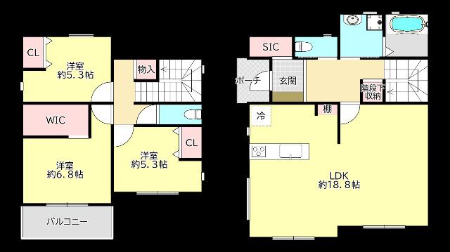 detached 一津屋２丁目
