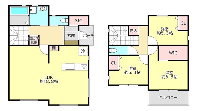 detached 一津屋２丁目