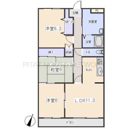  間取り図写真