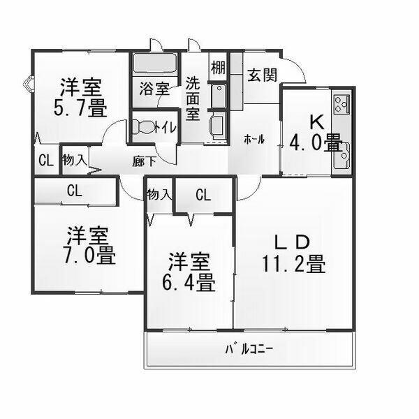  間取り図写真