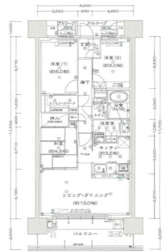 間取図(平面図)