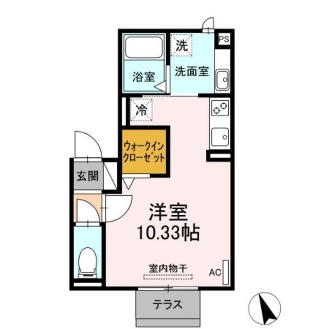 ヴィレッタ岡崎（101） 間取り図画像
