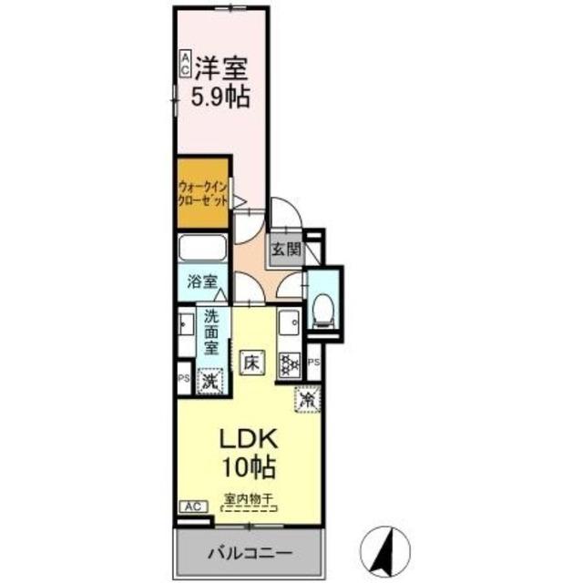さくらハウス岡崎駅前（102） 間取り図画像